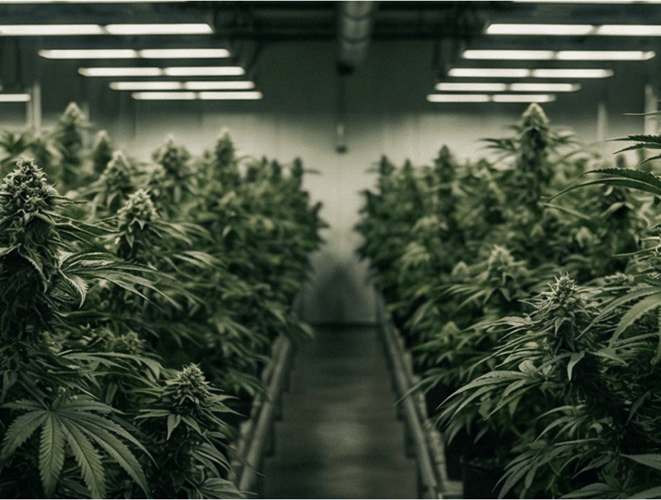 Exotic indoor THCa flower cultivation facility for wholesale supply.