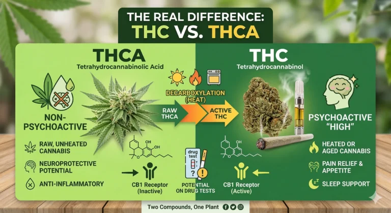 What's the Difference Between THC and THCA