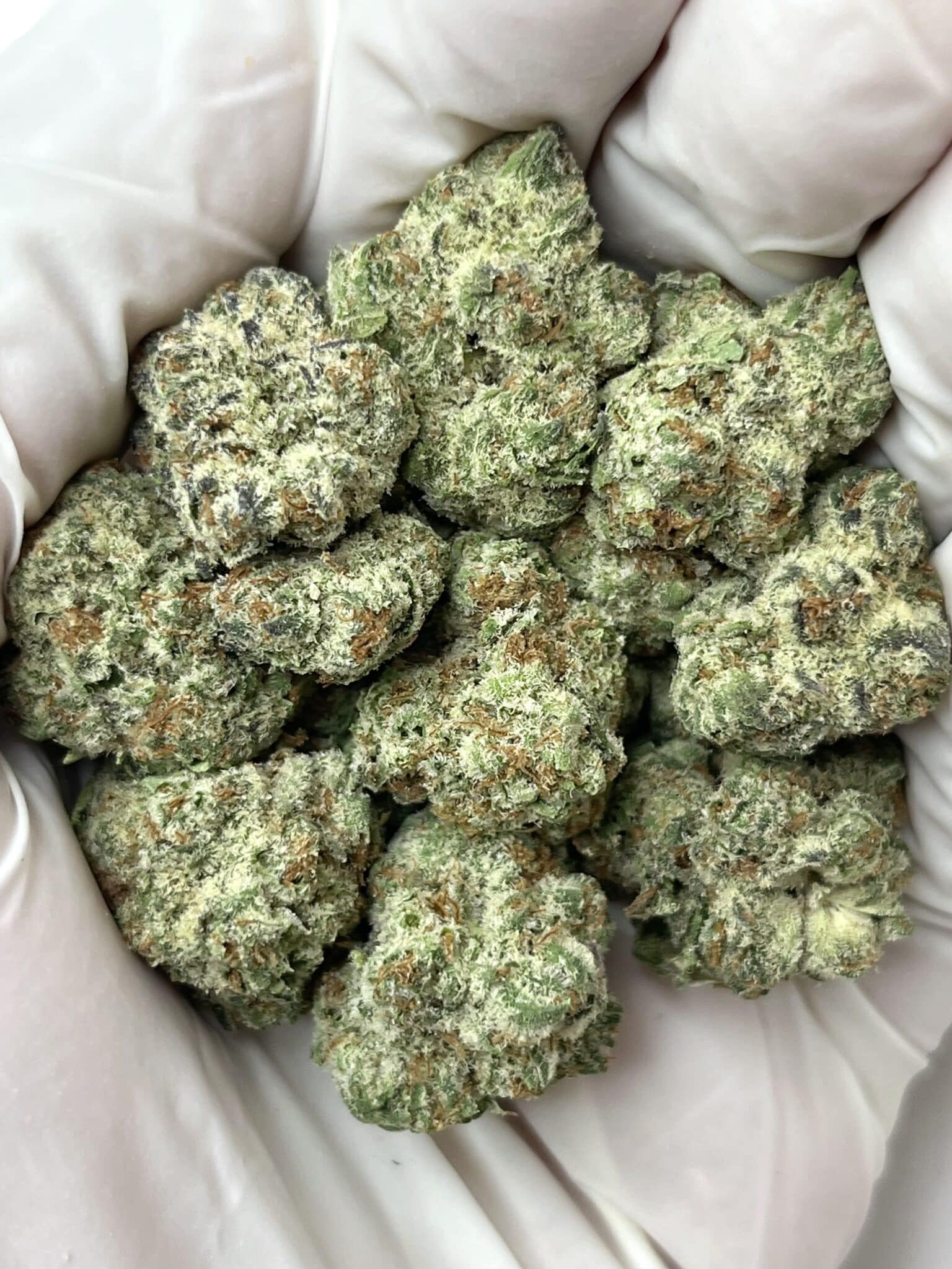 Black Ice THCA flower macro photo