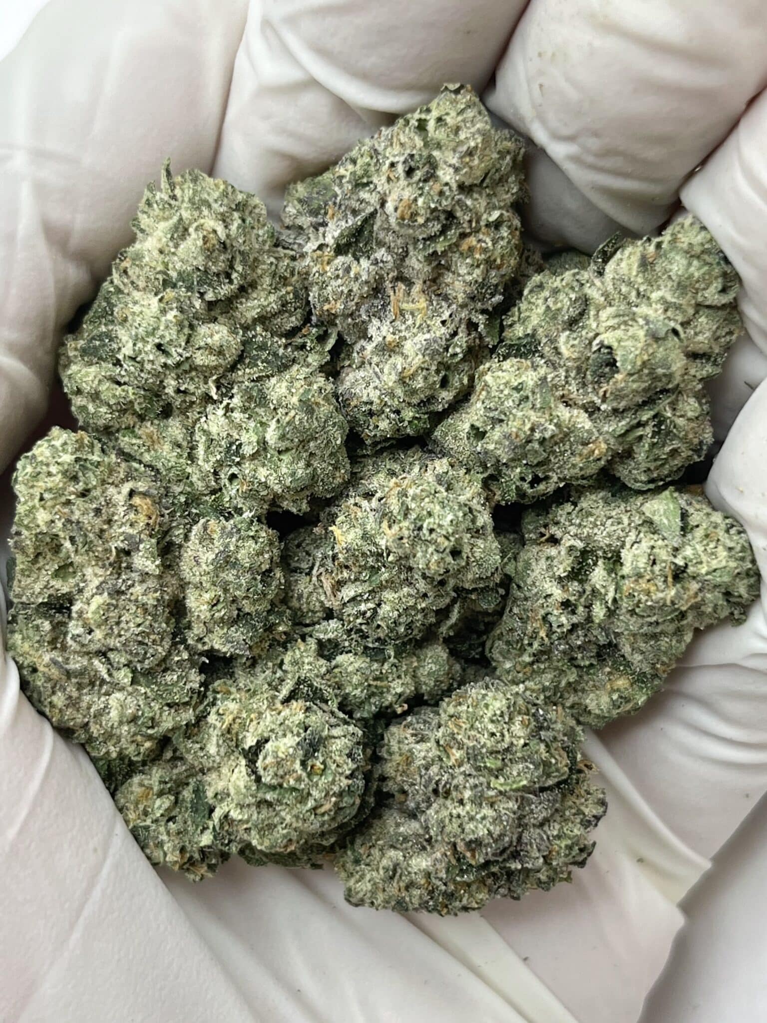 Ghost THCA flower macro photo